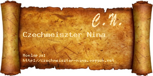 Czechmeiszter Nina névjegykártya